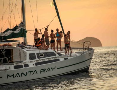 Costa Rica Sunset Sailing Tours Manta Ray