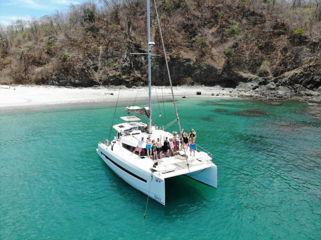 catamaran snorkel sail costa rica