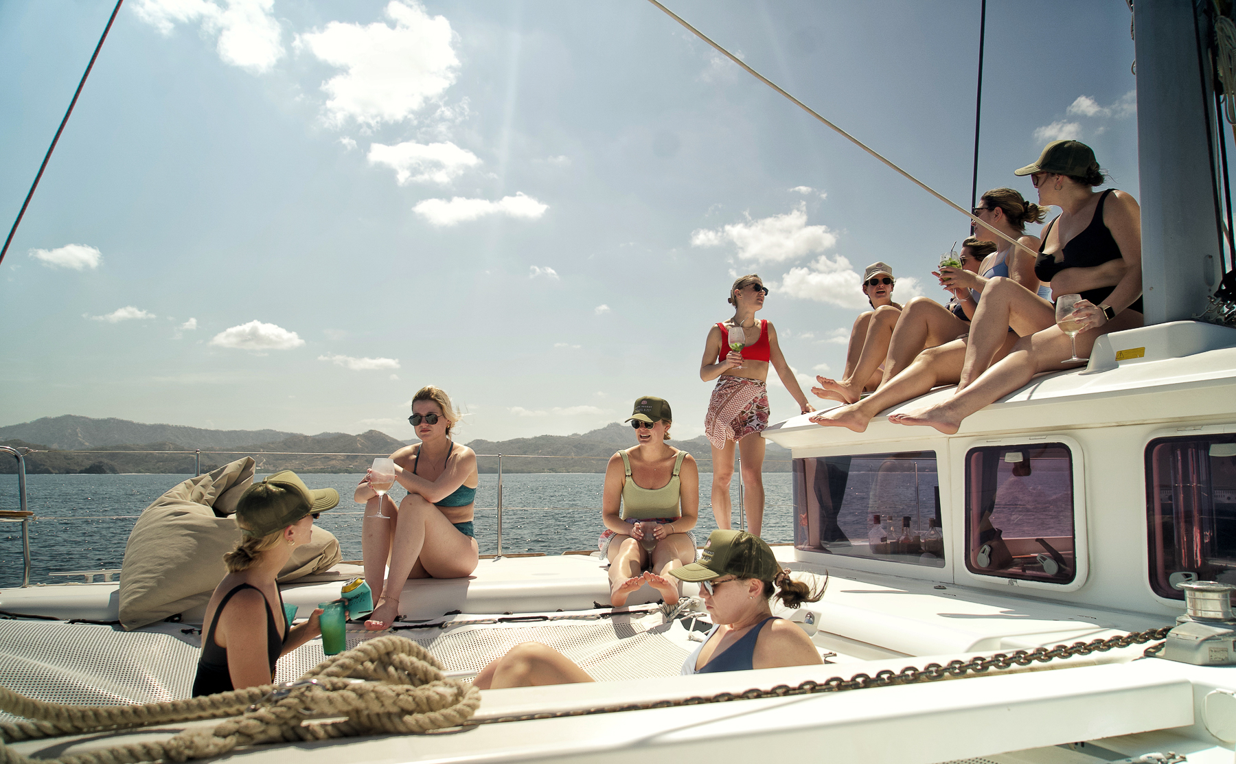 catamaran snorkel sail costa rica